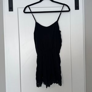 Forever 21 Lace Trim Romper